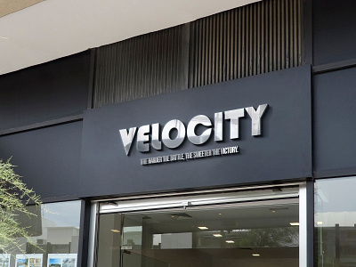 Velocity gym logo from brief club | by rajveer branding design graphic design illustrator logo logo design photoshop