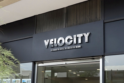 Velocity gym logo from brief club | by rajveer branding design graphic design illustrator logo logo design photoshop