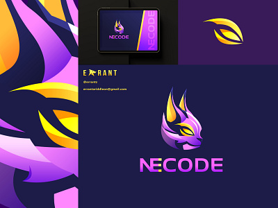 Necode - Logo Design branding design gradient graphic design indonesia logo logodesign