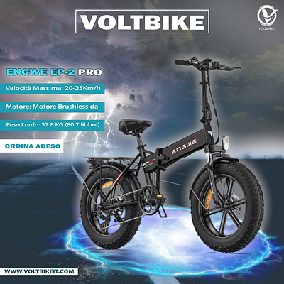 VOLTBIKE POSTER branding graphic design