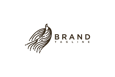 Bird Line logo abstract bird branding business classic design fly graphic design illustration logo symbol vector