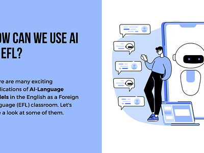 How can we use AI in EFL? branding graphic design logo ui