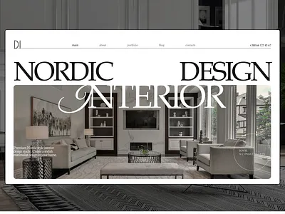 WEBSITE CONCEPT - interior design studio branding design design stuio e commerce figma illustration interior design studio landing landing page ui ui designer ux ui web design web designer website