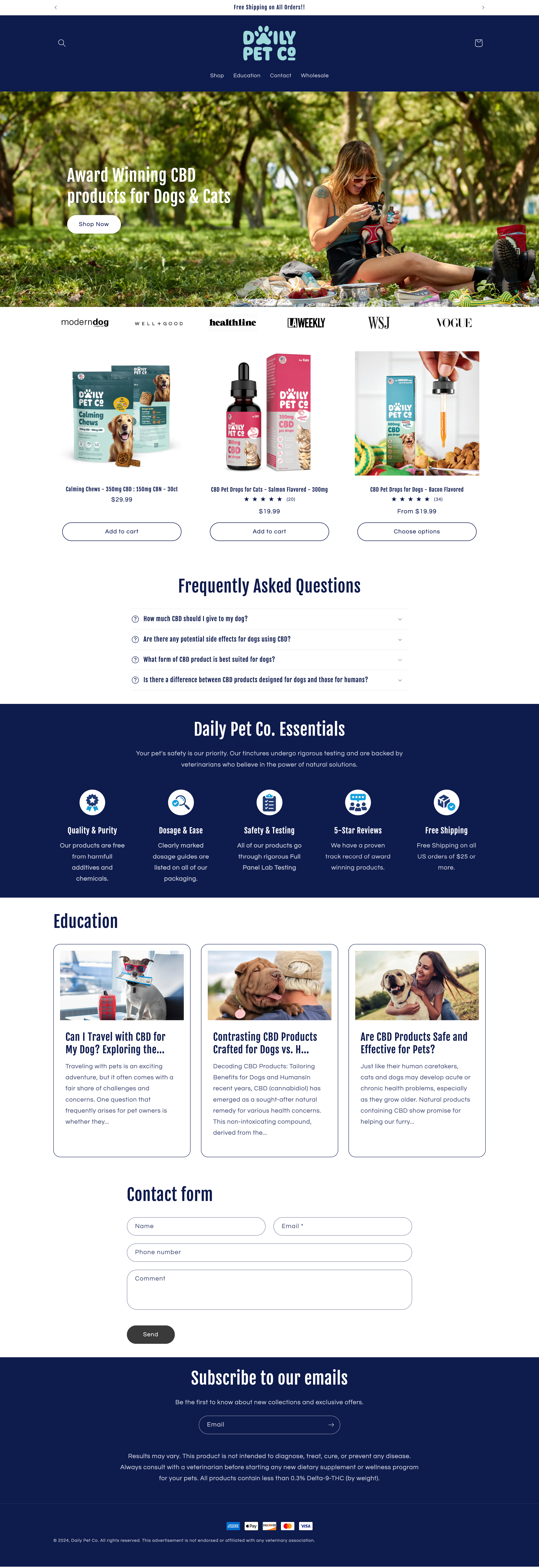 Pet Grooming Shopify Store ecommerce website pet grooming website pet product website shopify ecommerce website shopify store shopify website web design website website development