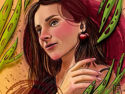 A self-portrait. art portrait design graphic design illustration procreate артпортрет