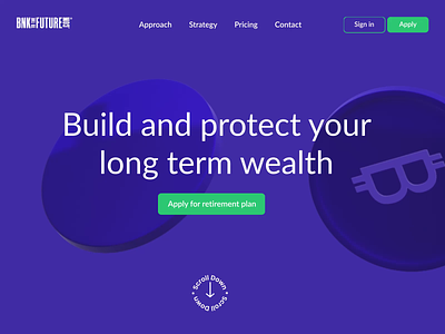 Crypto investment 3d animation clean crypto investment motion graphics ui web
