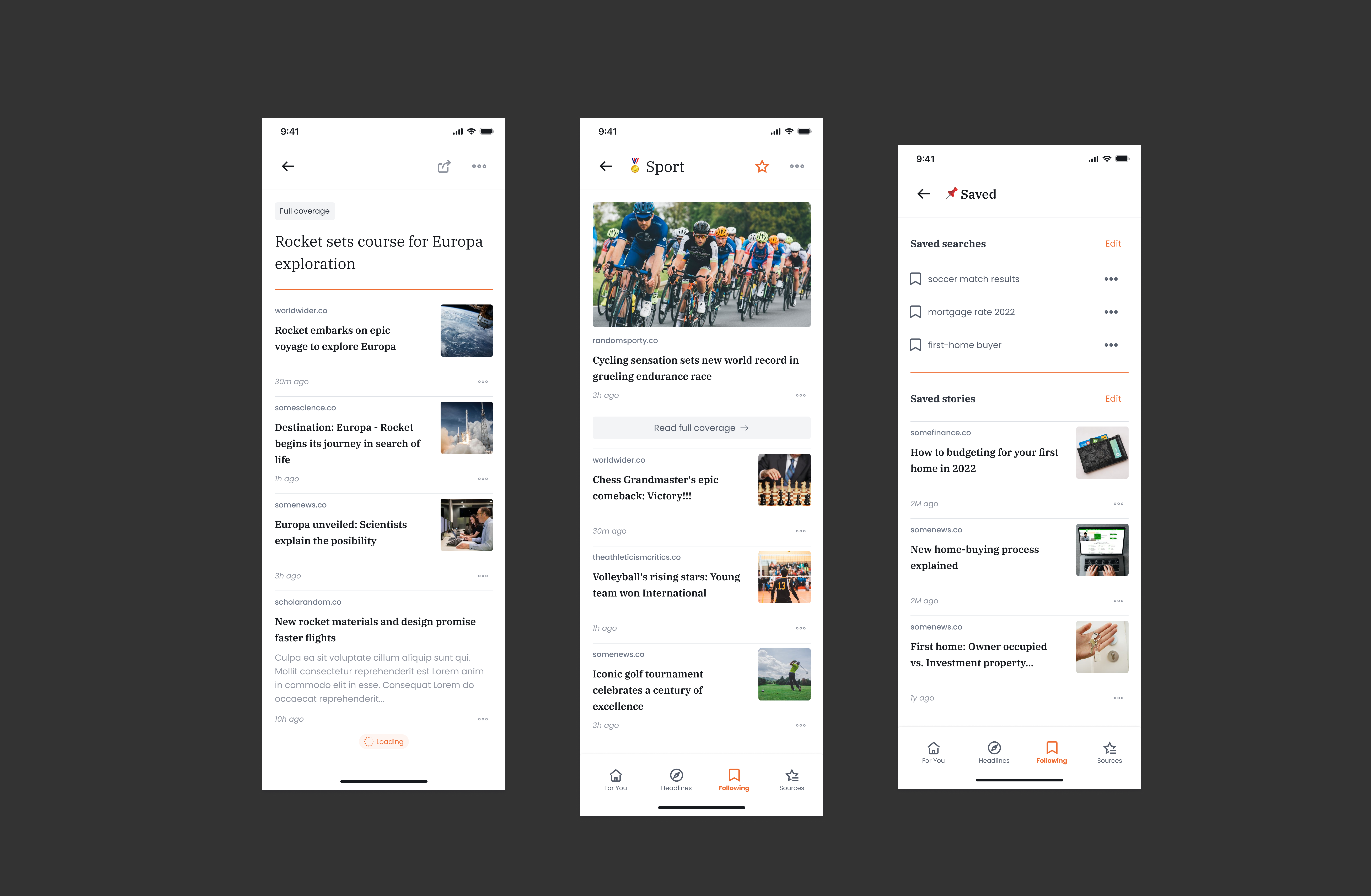 News App UI Designs | Figma UI app design app ui app ux clean ui design dailyui design figma illustration travel app travel app ui ux travel ui ui ux web design