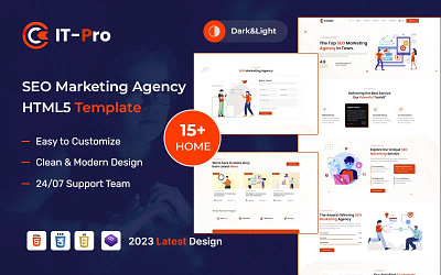 ITPRO – SEO Marketing Agency HTML5 Template technology template