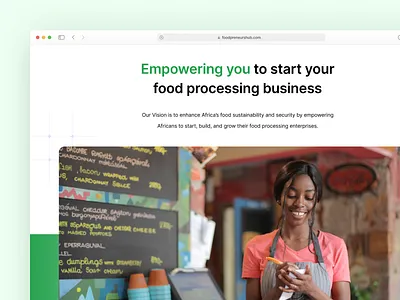 Food tech startup - About us page about us blog design blog post branding design landing page startup ui ux website website design