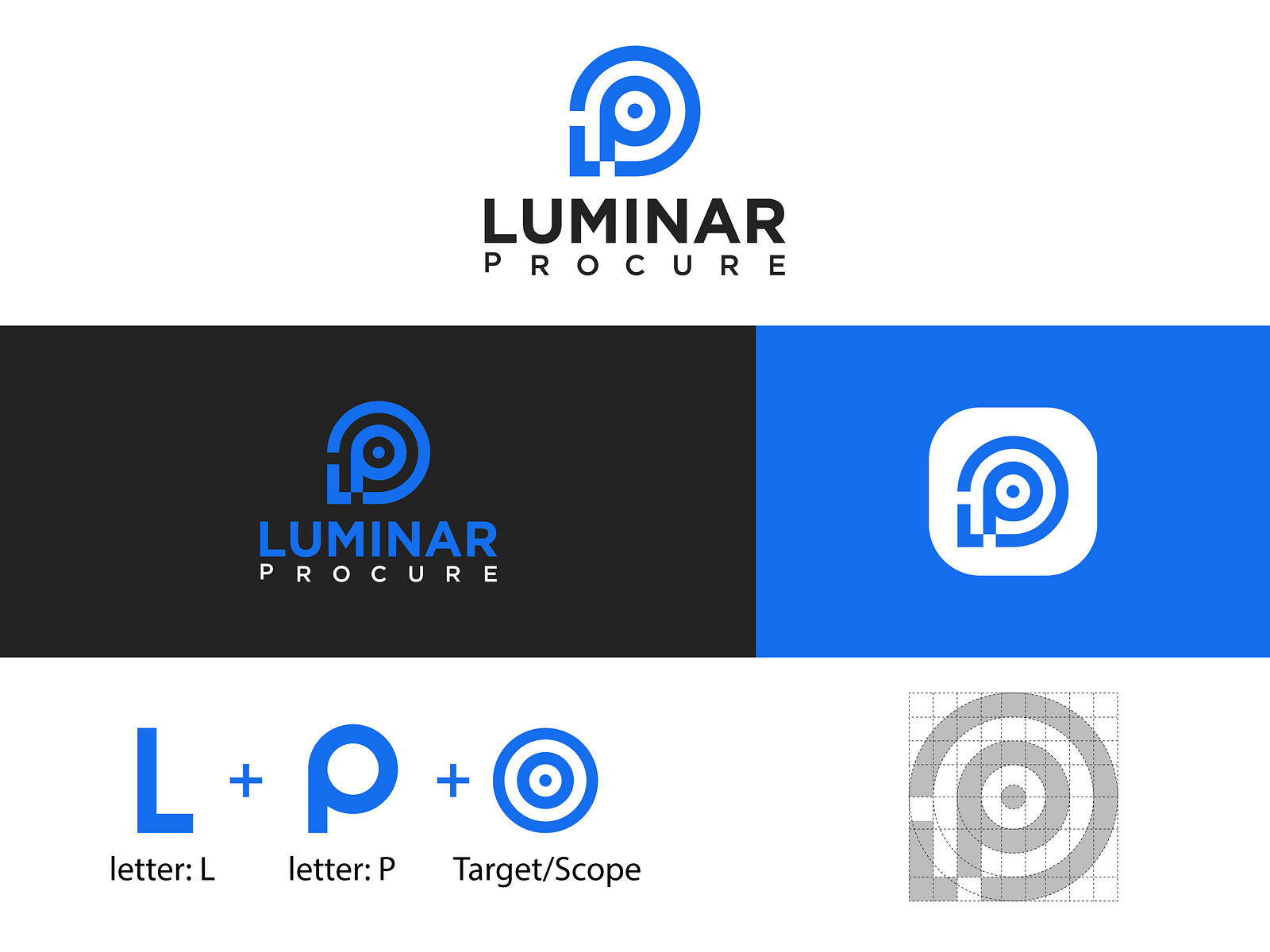 Luminar Procure Logo Branding By Nrepen Roy On Dribbble