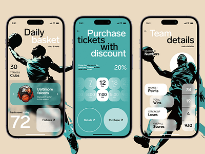 Daily basket - Mobile App Concept dailyui