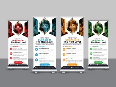 Corporate Business Marketing Roll Up Banner Design graphic design