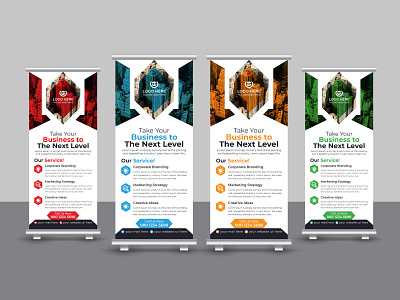 Corporate Business Marketing Roll Up Banner Design graphic design