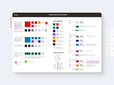 Color Palette Blind test accessibility branding color blind test color palette design tips inclusive design interface design loxam product design ui web design