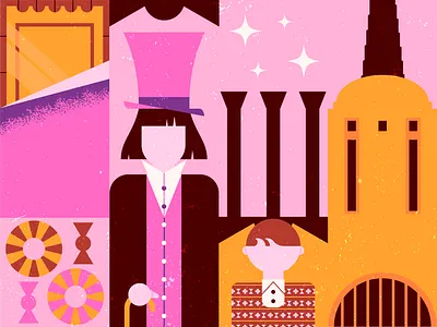Charlie and the Chocolate Factory | Poster design concept design editorial graphic design illustration poster design poster illustration vector
