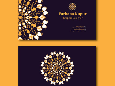 Mandala Visiting Card Design. blue business card design colorful mandala design colourful colourful business card colourful business card design colourful design colourful mandala creative creative business card creative visiting card mandala mandala business card mandala design orange visiting card visiting card design