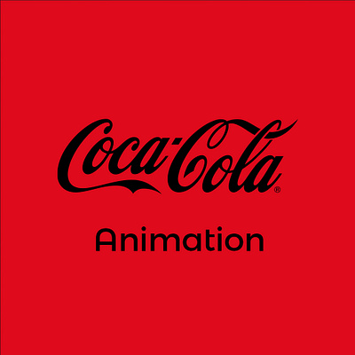 Animation Coca Cola Zero animation graphic design motion graphics