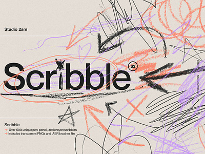 Scribble - 500+ lines, shapes + more crayonc dirty font handrawn handwritten marker pen pencil scratch scribble scribbles shapes more texture