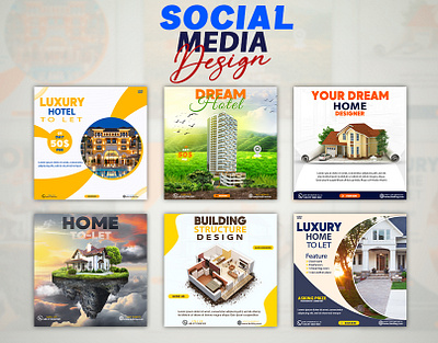 Social Media Home Post Design design graphic design photoshop poster social social media post design