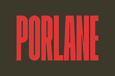 Porlane - Font Family atk studio condensed font condensed typeface display porlane porlane font family porlane font porlane typeface radinal riki