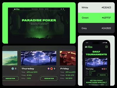 Crypto Poker Short crypto mobile design motion graphics poker poker online sci fi web design web3 web3.0 website