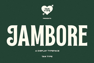 TAN - Jambore Display Font display font display serif display type retro font retro type serif typeface tan jambore