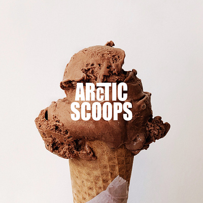 Arctic Scoops Ice Cream | Branding brand brand design brand identity branding branding inspiration design graphic design ice cream identity logo minimalistic logo packaging product design visual visual identity