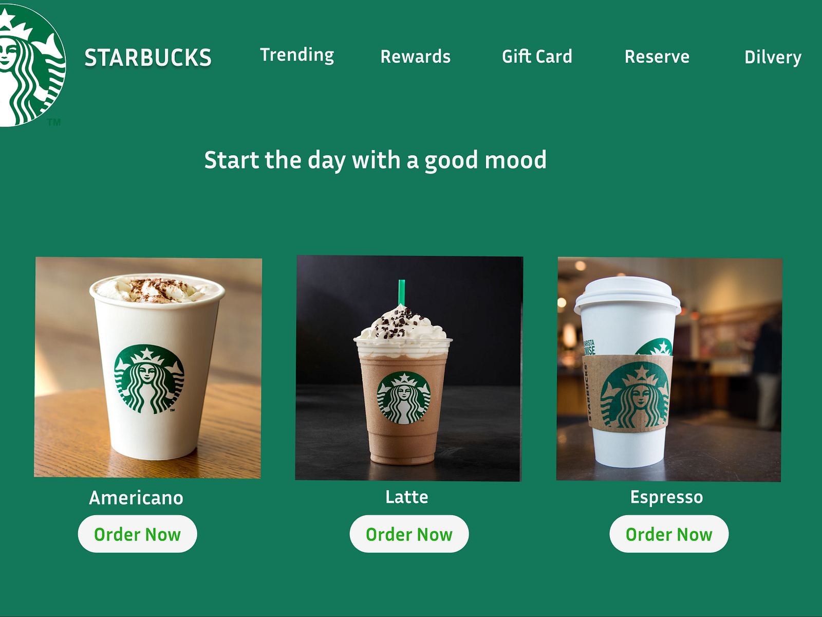 Starbucks by David on Dribbble