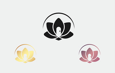 Vedas + Home 4 - Logo Concept adobe illustrator al eviota branding design door flat gold gradient graphic design home house icon identity logo lotus minimal purple vector veda vedas