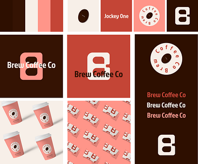 Brew Coffee Co Branding and logo branding logo