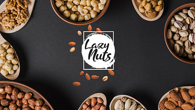 Lazy Nuts - Brand Identity for Nuts Company brand identity branding doftuni creative graphic design logo nuts softuni