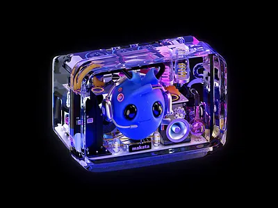 3D TV - Heart beat 3d animation avatar blue fan glass gradient headphones heart lamps lights liquid motion speaker tv