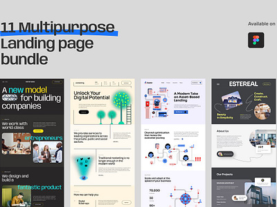 Figma Landing Page Template figma design website figma landing page figma landing page template figma web design landing page landing page template sales page template web design website landing page