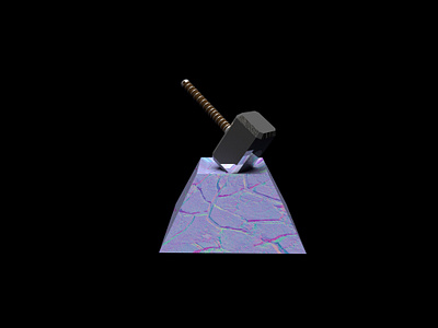 3D Model of Mjollnir 3d