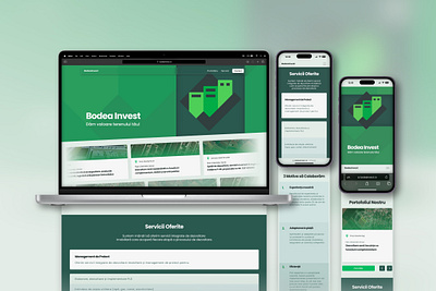 BodeaInvest branding framer logo ui vector website