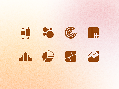 Solid Data Icons #2 chart dataviz icon set icons ui