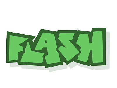 Flash branding design flash graffiti graphic design illustration kids lettering letters logo love modern procreate search seo superhero typography vector