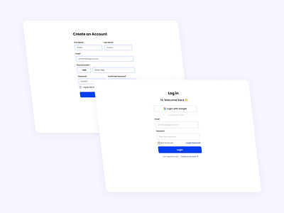 Log in & Sign Up Page adobe xd beautiful design design figma home page illustration landing page log in login product design sign up sign up page signup ui design ui ux ux website