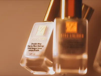 Estée Lauder Double Wear - III 3d 3d art 3d design 3d model 3d product animation brand branding c4d c4d art cinema 4d cosmetics design estee lauder logo makeup motion graphics octane render styleframe
