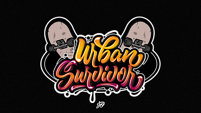 Urban Survivor branding design graphic design illustration lettering logo typography vector