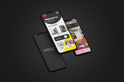 Spectrum Gallery App a11y accessibility app ar art gallery augmented reality design ui ux wayfinding