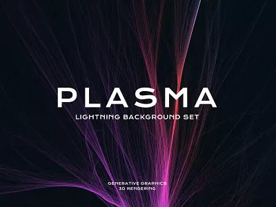 Plasma Lightning Backgrounds 3d 3d rendering abstract background decoration energy field futuristic gradient illustration light perlin perlin field tech tech futuristic technology technology futuristic wallpaper wave