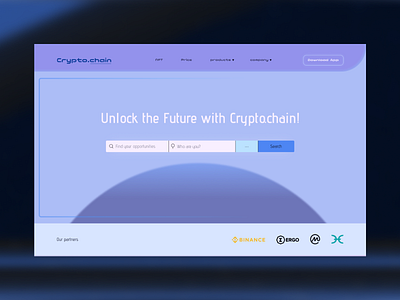 Lending page for a cryptocurrency platform crypto design lending page ui vector web design