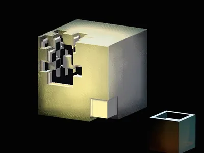 3d cube animation 3d animation brand branding coin cube design draw dribble glass graphic design illustration lighting logo look motion motion graphics shadow ui ux