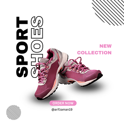 Sports shoes AD ad branding graphic design