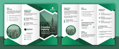 Brochure Template Design branding graphic design