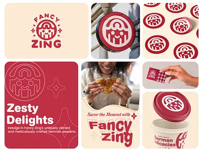 Fancy Zing Branding brand brand identity branding creative food branding graphic design logo design logo icon logos minimal minimalist professional professional logo unique