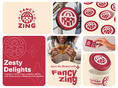 Fancy Zing Branding brand brand identity branding creative food branding graphic design logo design logo icon logos minimal minimalist professional professional logo unique