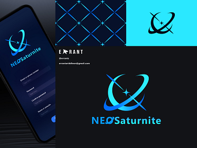 NeoSaturnite - Logo Design branding design graphic design illustration indonesia logo logodesign