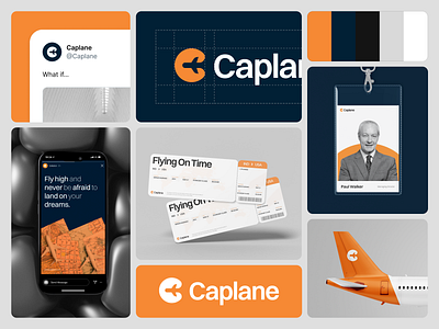 Caplane - Visual Identity brand brand identity branding company design graphic graphic design logo logo design visual identity